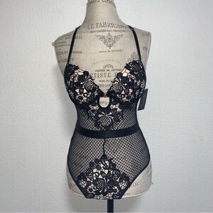 Frederick’s of Hollywood Alexa Zoe Guipure Teddy